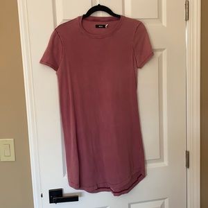 BDG faded maroon t shirt dress